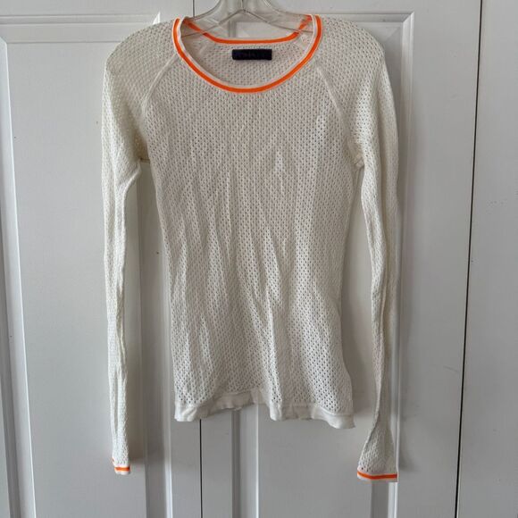 Velvet by Graham & Spencer Cream Long Sleeve Tee - Picture 1 of 4